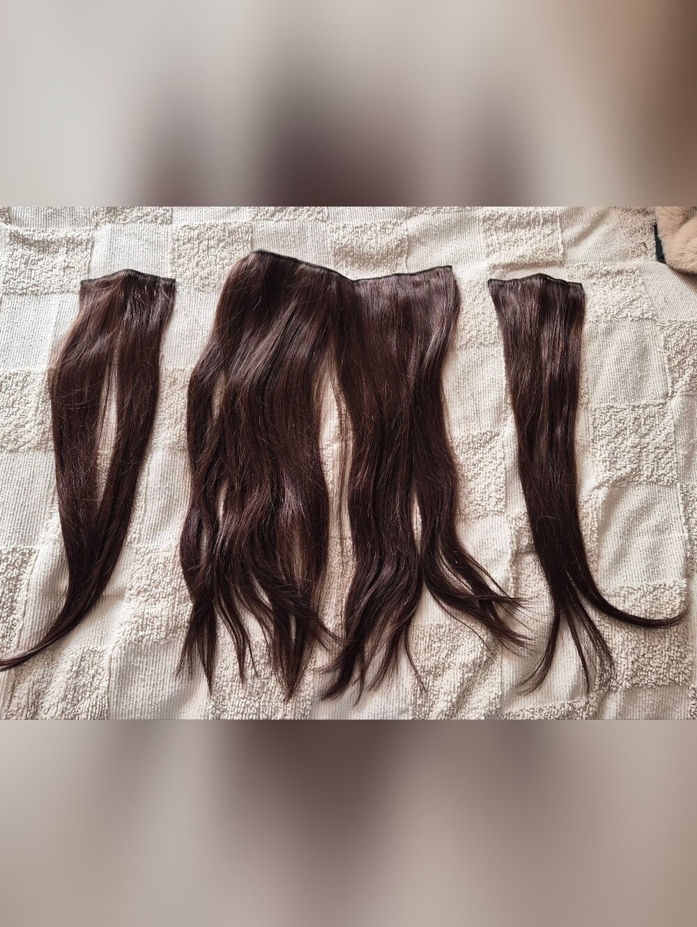 Halo Pro Wire Clip-In Real Hair Extensions - Chocolate Brown